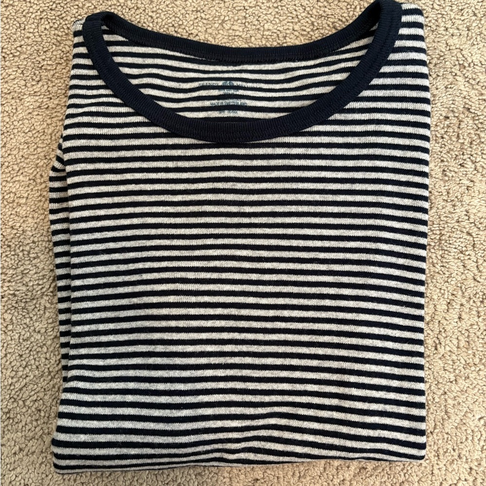 NWOT Brandy Melville Striped Black and White T-Shirt Brandy